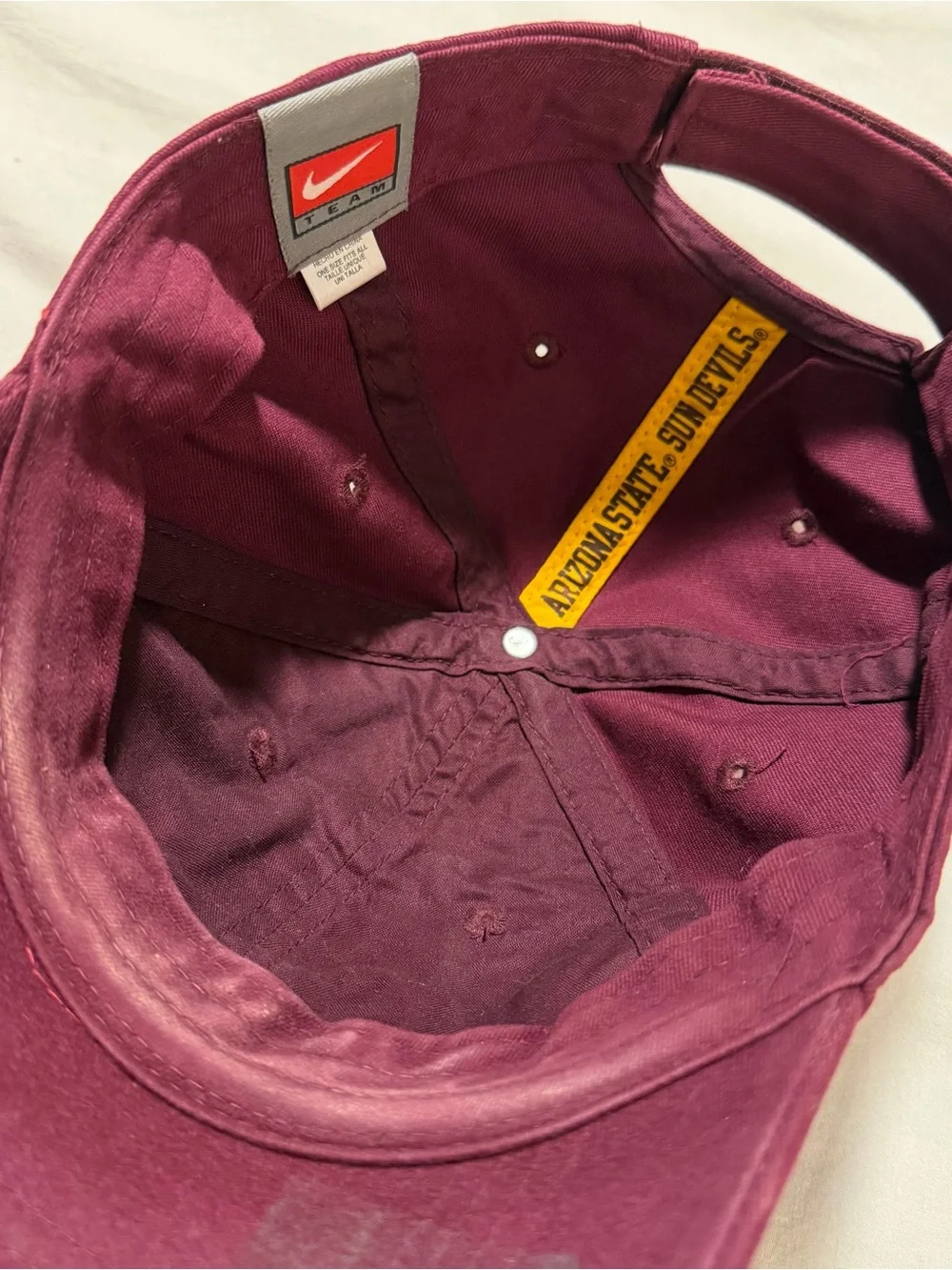 Nike Maroon Unstructured Baseball Cap